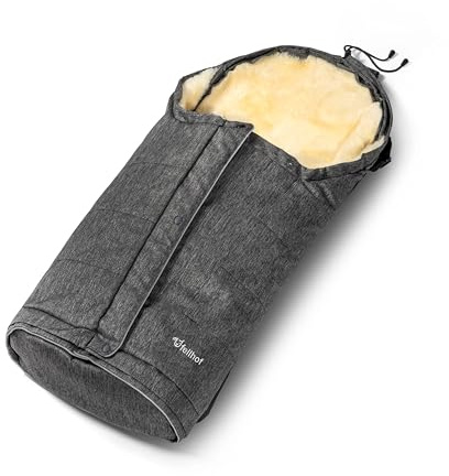 Kinderwagenfellsack HOCHSÖLDEN graphit-melange