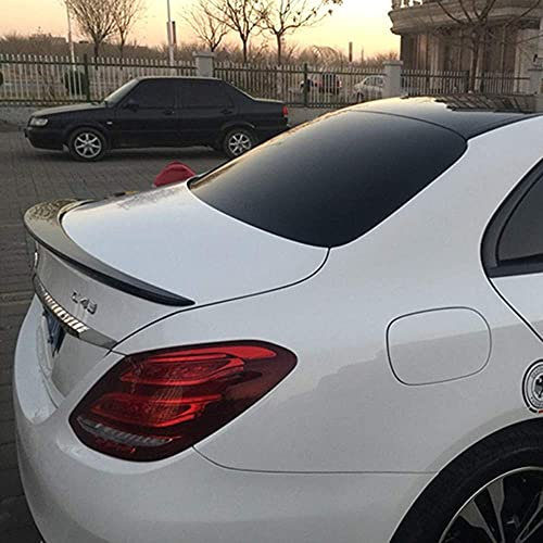 ABS Auto Heckspoiler Spoiler für Mercedes Benz W205 4Door Sedan C63 C180 C200 C250 C260 2015-2017, Auto Heckscheiben Dachspoiler, Dachheckspoilerflügel, Auto Heckspoilerlippe Kofferraumspoiler Zubehör