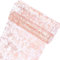 28cmx10m Tischläufer Glänzend Roségold Tischband Tischdeko,Wiederverwendbar Tischband für Hochzeitsgeburtstagsfeiern oder Festival Neujahr Ostern,Polyester