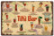 SUPERDANT Tiki Bar Blechschild Sommer Cocktail Metallschild Vintage Deko Retro Blechschilder Lustige Poster Metallschilder Für Bar Restaurant Küche Sommer Party Dekoration