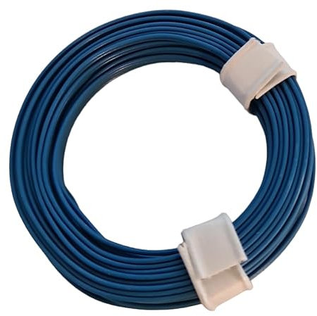 BELI-BECO L210/5 Kabel - Kupferlitze 2 x 0,08 mm² - 5 m Ring (blau)