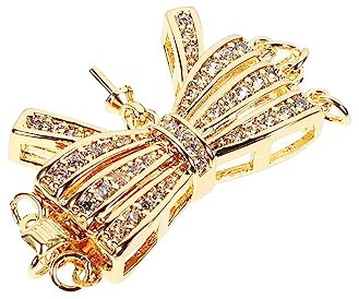 BELLIFFY Chiusura per Ciondolo di Perle alla Moda E Pratica per Realizzare Gioielli per Collana E Bracciale