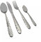 Hammered Silver Cutlery Set 16-Piece, Premium Stainless Steel Flatware, Elegant Textured Dining Utensils LunaLux by BWD
