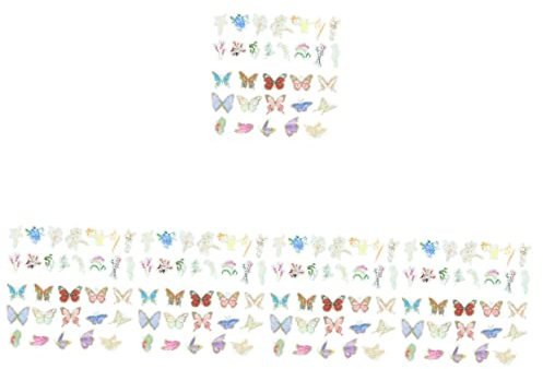 HOODANCOS 5 Sätze Haustier Aufkleber 3D-blumenaufkleber Handkontoaufkleber Dekorative Aufkleber Für Sammelalben Aufkleber Für Scrapbooking Alte Aufkleber Das Haustier 60 Stück * 5