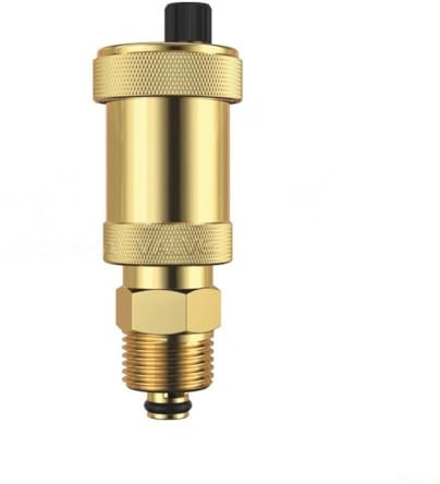 Automatic Air Vent, Air Release Valve, Robust Brass Quick Vent Valve, For Solar Water Heater Heating System Pressure Relief(ZH-3/8 * 1/2)