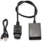 GOMETY N64 zu HDMI Konverter Adapter, 1080P AV auf HDMI Adapter 1080P 720P HDMI Link Kabel für N64 für SNES Support PAL, NTSC Modi, HD Link Kabel für N64 Game Video Signal zu HDMI Signal HD Adapter
