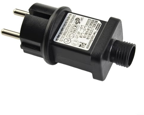 URPIZY 31V LED Netzteil - IP44 LED Transformator Netzteil Lichterkette Adapter für Weihnachtsbaumbeleuchtung, Lichtnetz, Eiszapfen Lichter, Max 3.6W - Stecker Lichterkette Ersatz