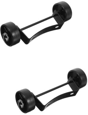 POPETPOP 2 Stück Radsatz für Terrassenheizung Heated Rollers Terrassenheizung Ersatzrad praktisches Terrassenheizrad Gartenheizungsteil Wagen für Terrassenheizer bewegliches Heizradteil