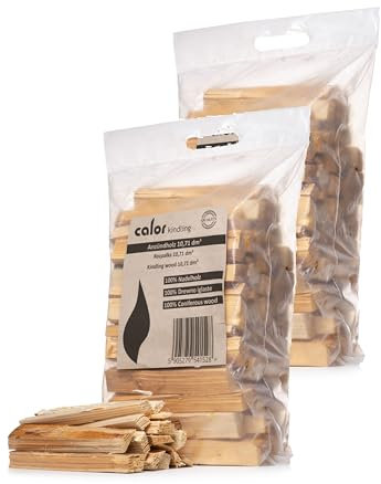 Kiln-Dried Firewood Logs – Smokeless, Long-Burning Heat Logs for Wood Burners, Fire Pits, BBQs & Pizza Ovens (2 Pack x 3 Kg (6Kg Total))