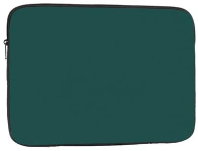 Custodia protettiva antiurto per notebook con motivo verde scuro da 10 pollici borsa per notebook da viaggio per uomo donna
