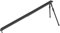 EUFAB 11640 Universal Auffahrschiene für Fahrradträger, ca. 115 cm, variabel höhenverstellbar 40-60 cm, Nutzlast 30 kg, für Reifenbreite von 8-10 cm, Zusammenklappbar, Schwarz