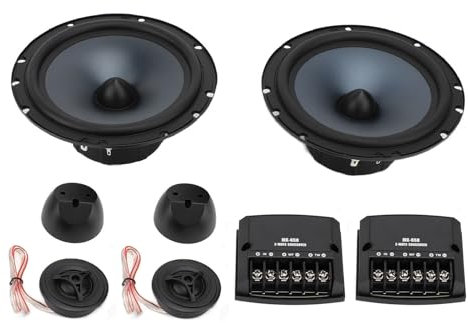 Altoparlante Componente 6 5 Pollici 4 Ohm 500 W Suono Professionale Per Auto Con Tweeter E Midrange Kit Completo Installazione Facile