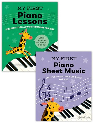 My First Piano Book Set: Easy-to-Learn Lessons and Sheet Music (2 Books in 1)