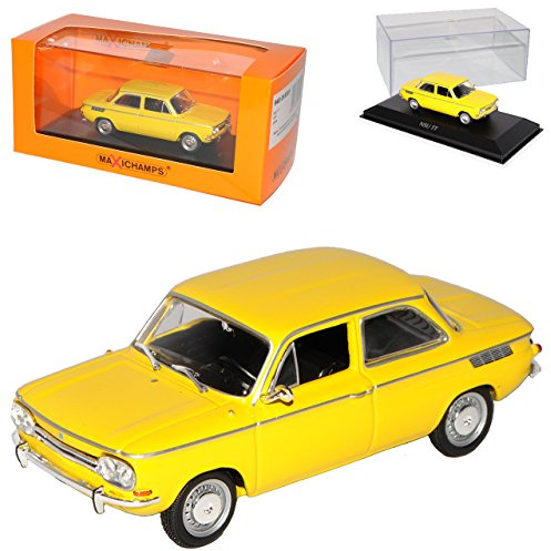 alles-meine.de GmbH NSU TT Gelb 1965-1972 1/43 Minichamps Maxichamps Modell Auto mit individiuellem Wunschkennzeichen