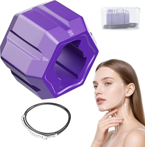 Jaw Exerciser,3 Levels of Resistance-Build and Strengthen Your Jaw | Jaw Exerciser,3 Levels Build and Strengthen Your Jaw for an Enhanced Facial Definition Chew Jaw Toner for Men & Women