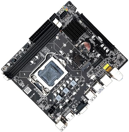 COOLHOOD Mainboard con chipset B75 a lunga durata con memoria DDR3 con socket processore 1155 e migliore velocità di trasferimento dati scheda madre di terza generazione