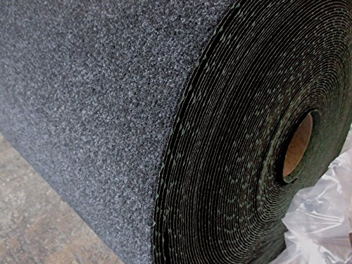 Kunstrasen (5€/m²) schwarz mit Noppen Aktion 500 x 400 cm