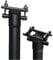 QIKU Seatpost Mountain Bike, rennrad sattelstütze 27.2/31.6mm Fahrrad sattelstütze schwarz (31.6×350mm, UDmatt)