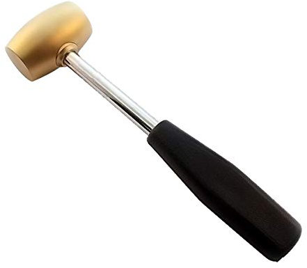 Martello BULLONGÈ DAP1 con testa in ottone da 450 g - per gioiellieri e orologiai