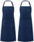 Syntus Confezione da 2 grembiuli regolabili resistenti alle gocce d'acqua con 2 tasche da cucina per barbecue da disegno, donne e uomini Chef, blu nautico