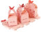 TsunNee 30PCS Hohlpapier-Bonbonboxen, Blumenmuster-Hochzeitsbevorzugungsboxen, Schmetterlingsmuster-Party-Geschenkboxen, Kreativpapier-Geschenkboxen (Rosa, 9 x 6 x 6 cm)