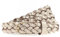 Vanzetti Braided Women's Belt W85 Gold Metallic