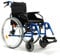 FabaCare Rollstuhl mit Trommelbremse D200-V, Leichtgewicht Faltrollstuhl, vieles Einstellbar, faltbar, Premium Transportrollstuhl, Sitzbreite 48 cm