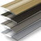 Floordirekt Übergangsprofil Firm 1 Stück Selbsklebende Übergangsschiene | Abdeckleiste für Parkett, Laminat, PVC, Kork | C-Form | Bodenleiste aus Aluminium | (Breite: 36 mm | Länge: 134 cm, Silber)