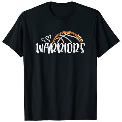 Basketball Warriors Schule Sport Fan Team Spirit T-Shirt