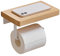 Porte-rouleau de papier toilette en bois à suspendre au mur pour cuisine et salle de bain - #2