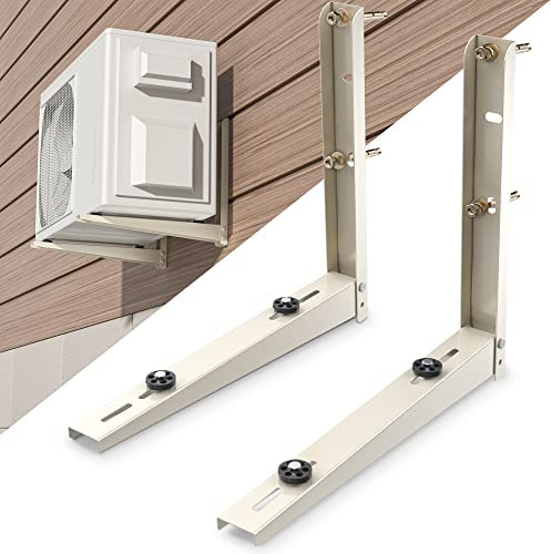 Cestluck 【Mini Split AC Halterung】Wandhalterung für kanallose Mini Split AC/ Heizsystem 9000 12000 18000 24000 BTU, faltbare Wandhalterung Klimaanlage Unterstützung, Max 180.4 kg
