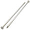SKIR'CO 6 clavos de construcción chapados en zinc de 8 x 300 mm, clavos de alambre comunes, cabeza redonda plana, clavos de acero para carpintería
