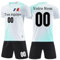 OPUTWDF Maillot Foot Enfant Homme Personnalisable avec Le Numéro du Nom Maillot Foot Enfant Personnalisé