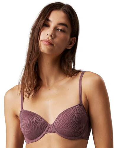 Calvin Klein Donna Reggiseno a Mezza Coppa Lightly Lined Elasticizzato, Rosa (Keepsake Rose), 3C