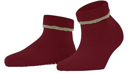ESPRIT Damen Stoppersocken Cozy W Hp Wolle rutschhemmende Noppen 1 Paar, Rot Coral Red 8006, 35/38 EU