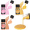 Edible Glitter Paint - 3 Colours Metallic Food Colouring, Edible Gold Luster Dust for Cake Decorating, Icing, Donuts, Cooking, Cupcakes -10ml