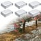 6 Stück Pflanze Reflektierende Film Hochreflektierende PETP-Pflanzenfolie Reflektionsfolie Grow 210×160 cm Silber Reflexionsfilm für Garten Gewächshaus Verbesserung Lichtverteilung Pflanzenwachstum