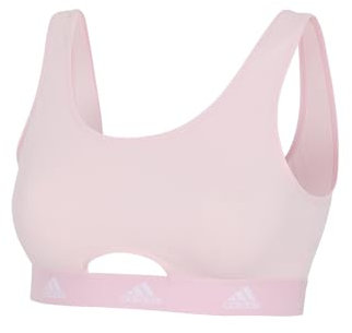 adidas Damen Scoop Bralette-Sport Active Comfort Cotton BH, 522 pink, S