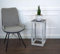 freeroom24, Beistelltisch, Wohnzimmertisch, Couchtisch, Coffee Table, Kleiner Kaffeetisch, Blumenhocker, Blumensäule, Cube, Betonoptik, Glas schwarz, 30 x 30 x 60cm, Made in Germany