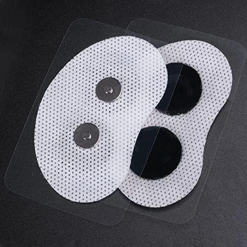 TOGEPP Leitfähige Streifenaufkleber mit Magnetverschluss, Selbstklebende Pads, Gelelektrodenpad for intelligentes Anti-Schlaf-Stopp-Schnarchgerät, Schnarchkreis(100PCS)