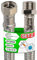 2 Pièces Flexible de Plomberie en Acier Inoxydable Longueur 20 cm Ø 13 mm Type de Connexion Femelle-Mâle 1/2” x 1/2” - Garantie de 5 Ans - ONIX TECH