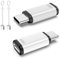 TiMOVO für Lightning auf USB C Adapter, 2 Stück USB C Stecker auf Lighting Buchse Adapter mit 36W Schnellladung & Datensynchronisation für iPhone 15/16 Serie,S24/23, iPad, Nicht für Audio/OTG, Weiß