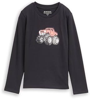 Tom Tailor Jungen 1047501 Kinder Langarmshirt mit Wendepailletten