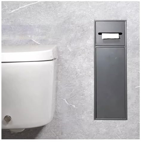 Wandnische Dusche Edelstahl Badezimmer-Nische Aus Edelstahl, Eingebetteter Toilettenpapierhalter, Aufbewahrungsregal For Toilettenbürste Im Badezimmer, Hotel, In Die Wand Eingelassenes Nischen-Einbaur