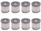 Accessorio Filtro Hepa For Aspirapolvere, Pezzo Di Ricambio, Compatibile Con DeLonghi, Colombina Evo XLM353 / 355/403 / 405/407 / 408/409(8pcs)