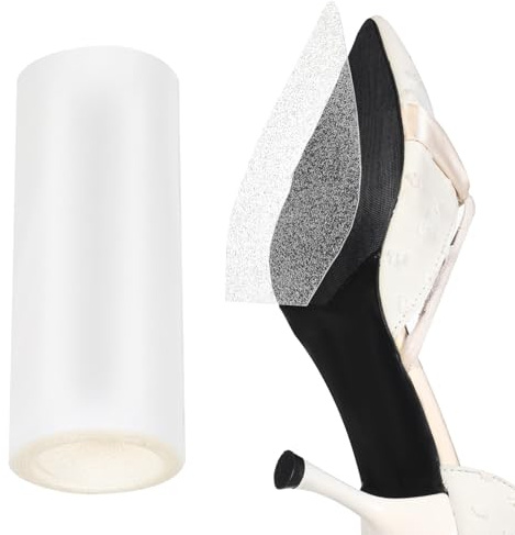Gjinxi Selbstklebender Schuhsohlenschutz 50CM Geliebter Schuhschutz Aufkleber Kristallklare Sohlenaufkleberrolle Schuhsohlenschützer Schuhsohlen Folie Protektoren für Hoher Absatz Alle Größ(Clear)