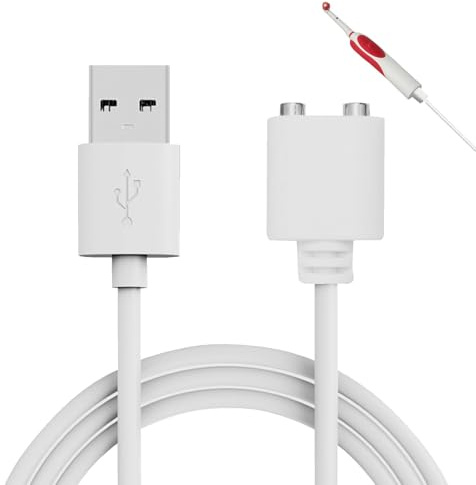 BaZuyunMd Cargador magnético universal, 7 mm, cable USB de 2 pines para Womanizer y masajeadores