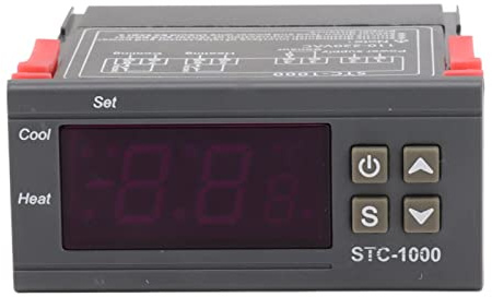 DGLDCSHUAI Stc 1000 Thermostatschalter Elektronische Digitalanzeige Mikrocomputer Temperaturregler Schalter Aquarium Brutthermostat 110V-220V
