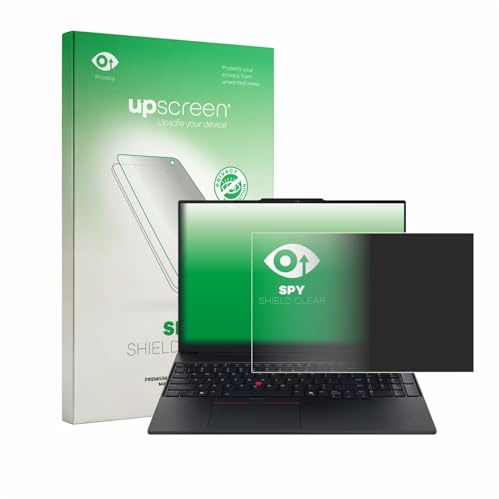 upscreen Anti-Spy Blickschutzfolie für Lenovo ThinkPad E16 Gen 4 Made in Germany, Privacy Screen Displayschutz-Folie [Sichtschutz, Blaulichtfilter]