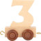 Buchstabenzug | Geburtstags Zahlen und Waggon mit Kerzenhalter | Holzeisenbahn | EbyReo? Namenszug aus Holz | personalisierbar | Geburtstag oder als Deko f?r den Geburtstagstisch (Zahl 3)